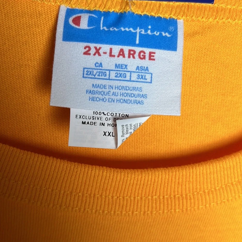 Champion Cotton Short Sleeve Shirt Men’s Size 2XL - Picture 3 of 4